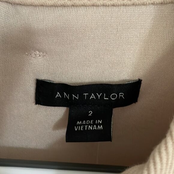 New Ann Taylor Tan Collared Sheath Dress - Picture 3 of 6